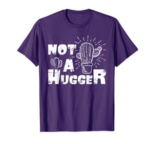 Load image into Gallery viewer, Not A Hugger T-Shirt Funny Cactus Gifts 957861