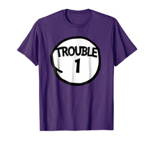 Load image into Gallery viewer, Trouble 1 T-Shirt Funny Trouble One Group T-Shirt