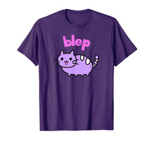 Load image into Gallery viewer, Funny shirts V-neck Tank top Hoodie sweatshirt usa uk au ca gifts for Cute Purple Cat Blep T-shirt 3622622