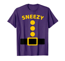 Load image into Gallery viewer, Sneezy Dwarf Costume Multicolor Shirt Funny Halloween Gifts 995285