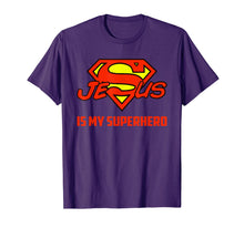 Load image into Gallery viewer, Jesus Is My Superhero Funny Christian Quote Saying T-Shirt 155717
