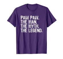 Load image into Gallery viewer, Funny shirts V-neck Tank top Hoodie sweatshirt usa uk au ca gifts for Mens Paw-Paw The Man The Myth The Legend Gift Fathers Day T-Shirt 726866