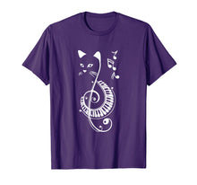 Load image into Gallery viewer, Funny shirts V-neck Tank top Hoodie sweatshirt usa uk au ca gifts for Cat lovers gifts-Musical Cat-Cat lovers Shirt Musician Gift 148569