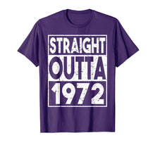 Load image into Gallery viewer, Funny shirts V-neck Tank top Hoodie sweatshirt usa uk au ca gifts for Straight Outta 1972 T-Shirt 47th Birthday Gifts Funny Tees 2983177