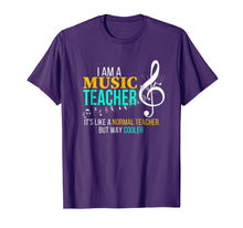 Load image into Gallery viewer, Funny Music Teacher T Shirt Music Teacher Cool Teacher Gifts