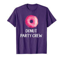 Load image into Gallery viewer, Funny shirts V-neck Tank top Hoodie sweatshirt usa uk au ca gifts for Donut Party Crew Shirt, Donut Birthday Party Favors 170208