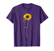 Load image into Gallery viewer, September Leukemia Cancer Awareness Month Sunflower T Shirt