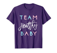 Load image into Gallery viewer, Team Healthy Baby Shirt Gender Reveal Shower Boy or Girl Tee 548427