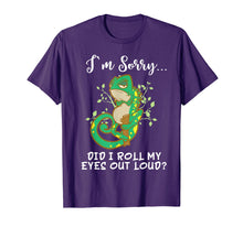 Load image into Gallery viewer, Funny shirts V-neck Tank top Hoodie sweatshirt usa uk au ca gifts for Im Sorry Did I Roll My Eyes Out Loud T Shirt Chameleon Gift 3243205