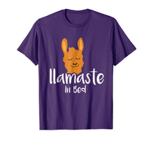 Load image into Gallery viewer, Funny shirts V-neck Tank top Hoodie sweatshirt usa uk au ca gifts for Llamaste In Bed, Cute Llama Pajamas Gifts Idea 572061