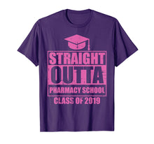 Load image into Gallery viewer, Funny shirts V-neck Tank top Hoodie sweatshirt usa uk au ca gifts for Straight Outta Pharmacy School Class of 2019 Graduation Gift T-Shirt 1697545