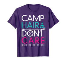 Load image into Gallery viewer, Funny shirts V-neck Tank top Hoodie sweatshirt usa uk au ca gifts for Camp Hair Don't Care T-Shirt - Funny Camping Shirt 188179