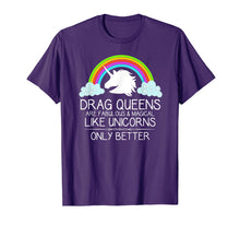 Load image into Gallery viewer, Funny shirts V-neck Tank top Hoodie sweatshirt usa uk au ca gifts for Drag Queen Shirt - Drag Queens Are Fabulous - Yas Hunty 1616372