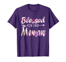Load image into Gallery viewer, Funny shirts V-neck Tank top Hoodie sweatshirt usa uk au ca gifts for Blessed To Be Called Memaw T-Shirt Flower Mother's Day Gifts 3415470