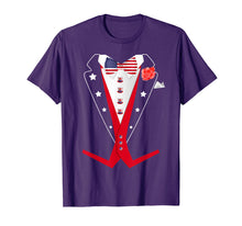 Load image into Gallery viewer, Funny shirts V-neck Tank top Hoodie sweatshirt usa uk au ca gifts for 4th of July Tuxedo TShirt American Patriotic Suit Boy Mens T-Shirt 1121624