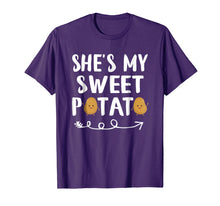 Load image into Gallery viewer, She's My Sweet Potato T-Shirt Matching Couple Yes I Yam