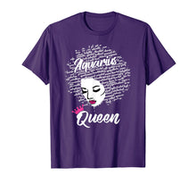 Load image into Gallery viewer, Funny shirts V-neck Tank top Hoodie sweatshirt usa uk au ca gifts for Aquarius Zodiac Birthday Afro Gift T-Shirt for Black Women 1957796
