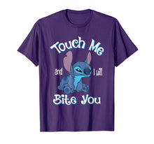 Load image into Gallery viewer, Funny shirts V-neck Tank top Hoodie sweatshirt usa uk au ca gifts for Stitch Touch Me And I Will Bite You Funny shirt for fans 179982