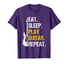 Load image into Gallery viewer, Funny shirts V-neck Tank top Hoodie sweatshirt usa uk au ca gifts for Eat Sleep Play Guitar Repeat T-Shirt 1911807