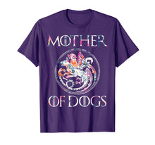 Load image into Gallery viewer, Mother of Dogs Floral Flower T-Shirt Funny Gifts Dogs Lovers T-Shirt 59456