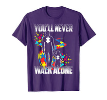 Load image into Gallery viewer, Funny shirts V-neck Tank top Hoodie sweatshirt usa uk au ca gifts for You'll Never Walk Alone T-Shirt Gifts Autism Awareness Tee 3256293