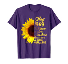 Load image into Gallery viewer, Being Sunshine T-Shirt 30th Birthday Gifts May 1989