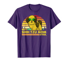 Load image into Gallery viewer, Vintage Best Shih Tzu Mom Ever Dog Mommy Mother T-Shirt 1245271