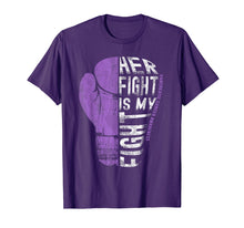 Load image into Gallery viewer, Funny shirts V-neck Tank top Hoodie sweatshirt usa uk au ca gifts for Pancreatic Cancer Awareness Shirt Her Fight Is My Fight 2755115