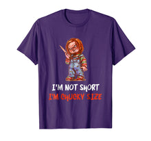Load image into Gallery viewer, Funny shirts V-neck Tank top Hoodie sweatshirt usa uk au ca gifts for Im not short im chucky size shirt 2886701