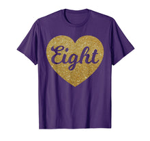 Load image into Gallery viewer, Funny shirts V-neck Tank top Hoodie sweatshirt usa uk au ca gifts for Eight - 8th Birthday Shirt for Girls, Heart Design 783123