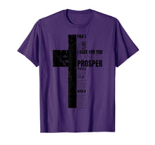 Load image into Gallery viewer, Jeremiah 29:11 Christian Bible Verse Gifts Cross Scripture T-Shirt-204983