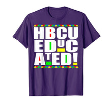 Load image into Gallery viewer, HBCU Educated Historical Black College Universities Gifts T-Shirt-4021686