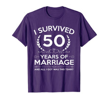 Load image into Gallery viewer, 50th Wedding Anniversary Gifts Couples Husband Wife 50 Years T-Shirt-439990