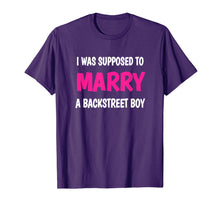 Load image into Gallery viewer, Boy Band Shirt 90s I WAS SUPPOSED TO MARRY A BACKSTREET BOY 97842