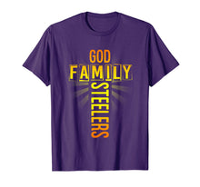 Load image into Gallery viewer, Valentine's Father's Day Gifts God Family Steelers TShirt176083