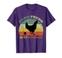 Load image into Gallery viewer, Vintage Farm Fresh Butt Nuggets Funny Chickens Eggs Gifts T-Shirt