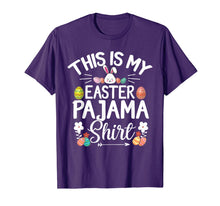 Load image into Gallery viewer, This Is My Easter Pajama Shirt Funny Bunny Easter Egg Day TShirt865099