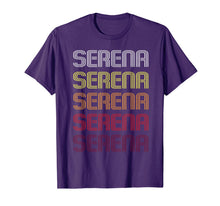 Load image into Gallery viewer, Serena Retro Wordmark Pattern - Vintage Style T-Shirt T-Shirt