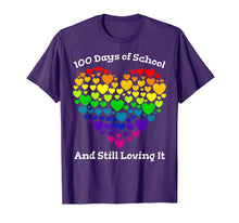 Load image into Gallery viewer, Funny 100th Day Of School Shirt Teacher Heart Valentine Day T-Shirt-2232335