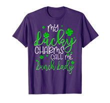 Load image into Gallery viewer, My Lucky Charms Call Me Lunch Lady St Patrick's Day Gifts T-Shirt-663158