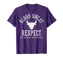 Load image into Gallery viewer, First Two You Give Last One You Earn - Blood Sweat Respect T-Shirt-293307