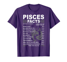 Load image into Gallery viewer, Funny Pisces Tee Pisces Facts Awesome Zodiac Sign T-Shirt490669