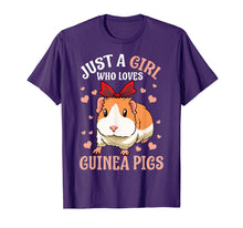Load image into Gallery viewer, Funny shirts V-neck Tank top Hoodie sweatshirt usa uk au ca gifts for Just A Girl Who Loves Guinea Pigs Lover Mom Girls Cavy Gift T-Shirt 656339