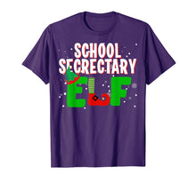 Load image into Gallery viewer, School Secretary Elf Funny Christmas Matching Group Gifts T-Shirt