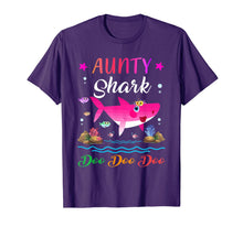 Load image into Gallery viewer, Aunty Shark Doo Doo Shirt Matching Family Shark T-Shirt 125066