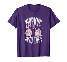 Load image into Gallery viewer, Workin' My Puff into Tuff T shirt, Workout shirt 210081