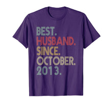 Load image into Gallery viewer, Mens 6th Wedding Anniversary Gifts Husband Since October 2013 T-Shirt
