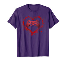 Load image into Gallery viewer, Gamer Heart Valentines Day Video Games Boys Kids Teens Gift T-Shirt-2406771