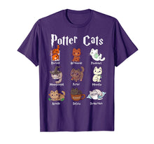 Load image into Gallery viewer, Potter Cats Cute Harry Pawter Kitten Pajama gift for Her T-Shirt-434251