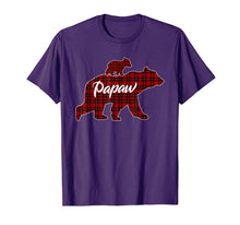 Load image into Gallery viewer, Funny shirts V-neck Tank top Hoodie sweatshirt usa uk au ca gifts for Red Plaid Papaw Bear Buffalo Matching Family Pajama T-Shirt 1245208